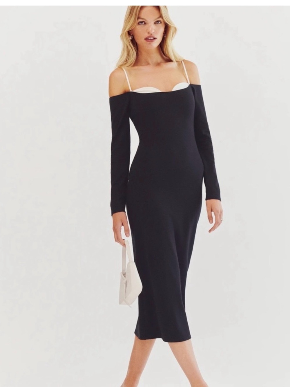 Reformation Graysen Knit Dress SZ M Lightly used